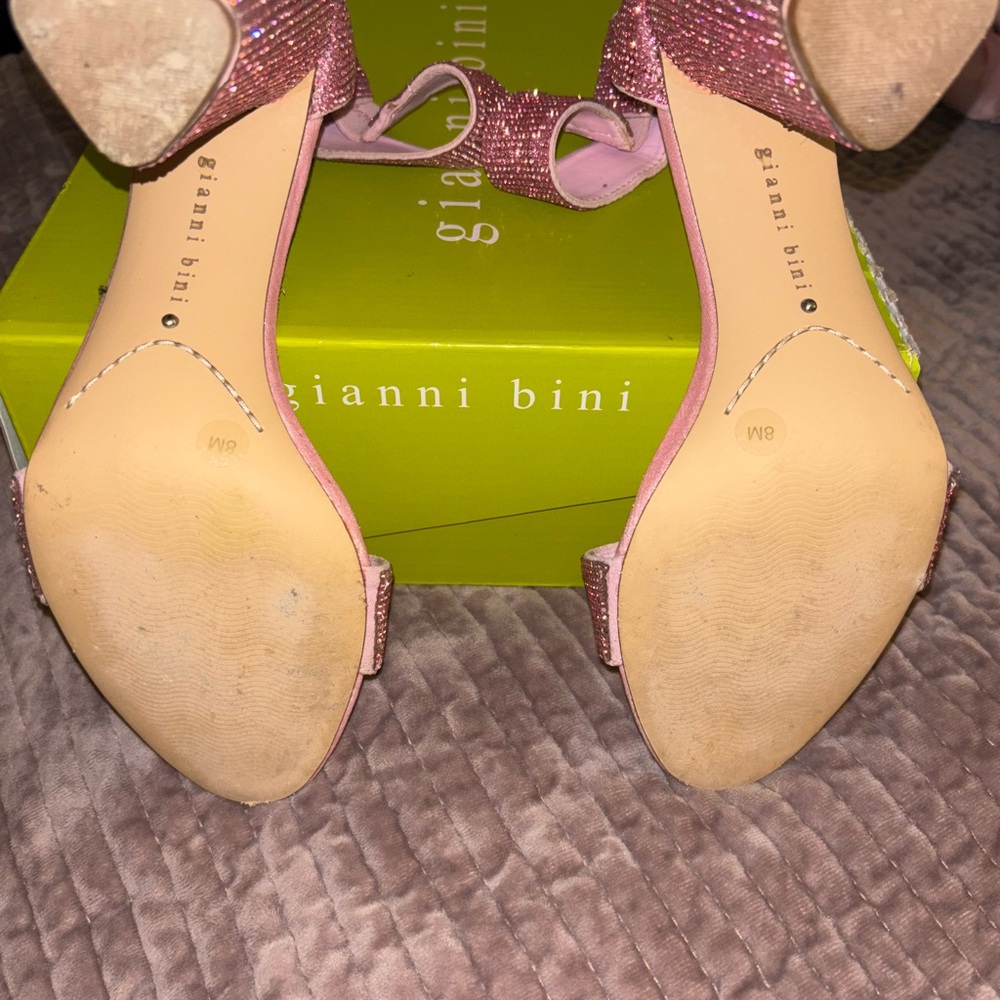 Gianni Bini Sparkling Pink Heels